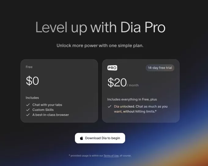 شركة المتصفح تطلق اشتراكًا شهريًا بقيمة 20 دولارًا لمتصفحها المدعوم