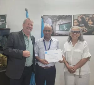 عدن: اليونيسف تقدر صحيفة عدن الغد ومدير العلاقات السنةة فيها