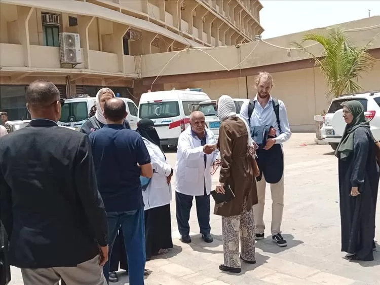 مدير عام مستشفى الصداقة بعدن يستقبل السكرتير الأول للصحة في السفارة الهولندية