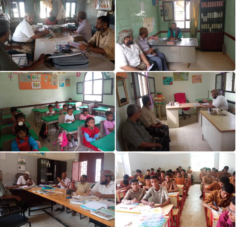 ضمن خطة الارتقاء بالتعليم.. فريق التوجيه ينفذ جولة تفقدية لمدارس مودية الأساسية والثانوية