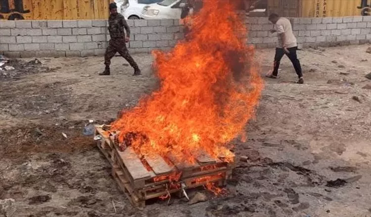 النيابة العامة بعدن تتلف أكثر من 657 كيلوغراماً من المخدرات والمؤثرات العقلية