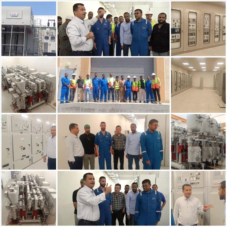 شركة بترومسيلة تعلن استكمال المرحلة الأخيرة من مشروع توسعة شبكة نقل وتصريف الطاقة  بالعاصمة عدن