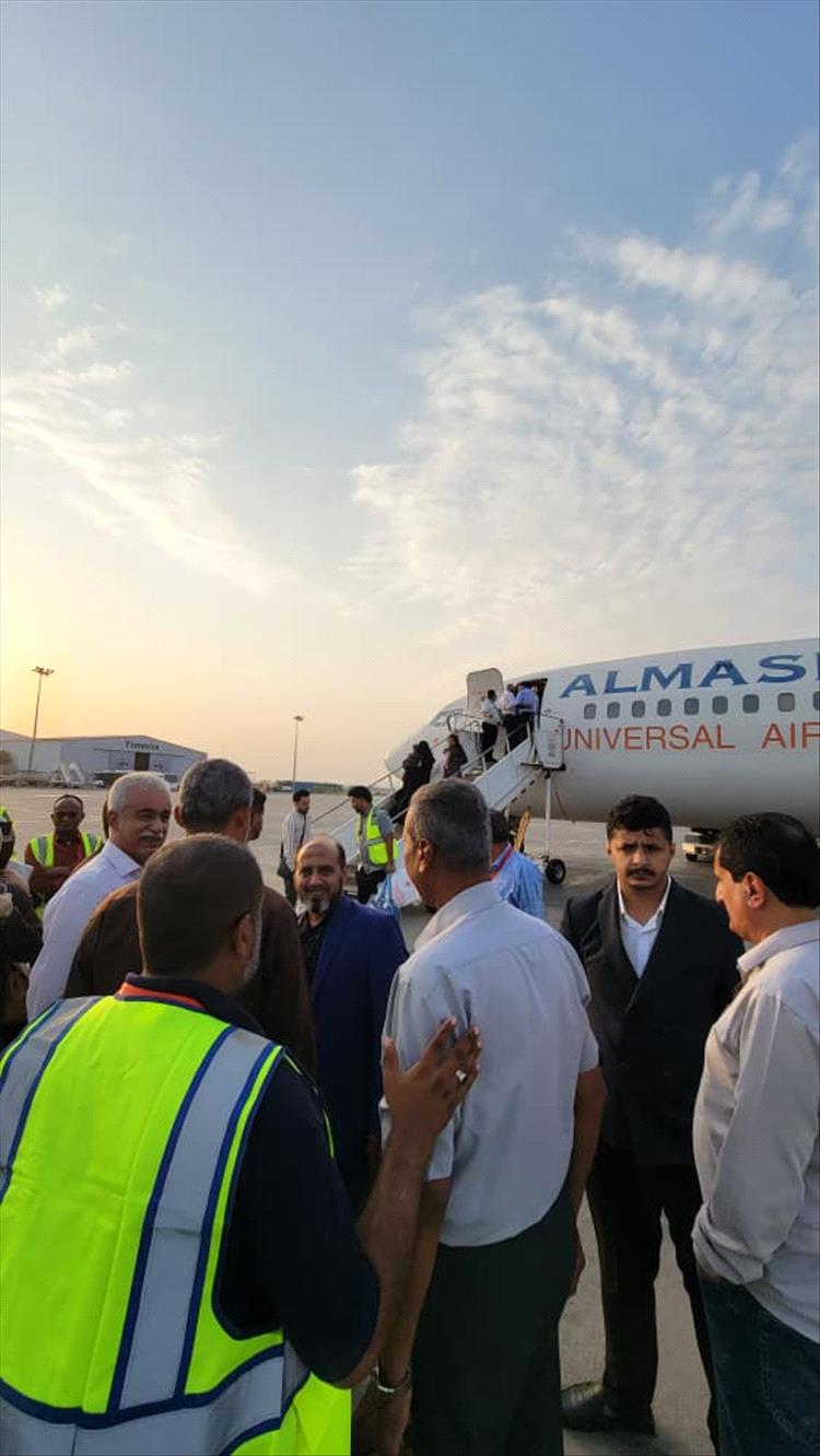 طيران الملكة بلقيس يعود إلى عدن برحلة افتتاحية من القاهرة