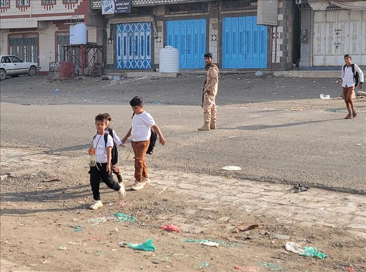 حملة أمنية بحالمين لتأمين مرور طلاب وطالبات مدارس المجمع التربوي