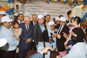 اخبار عدن – وزير الرعاية الطبية يطلق المرحلة الثانية من الحملة الوطنية للتطعيم ضد شلل الأطفال في