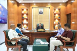 اخبار المناطق – محافظ حضرموت يتحدث عن متطلبات مديرية حجر ويبحث في إصلاح أضرار الفيضانات