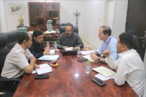 اخبار عدن – العقربي يناقش مع مدير مشروع شريان كيفية تعزيز الشراكة لتمويل المشاريع الأساسية في عدن