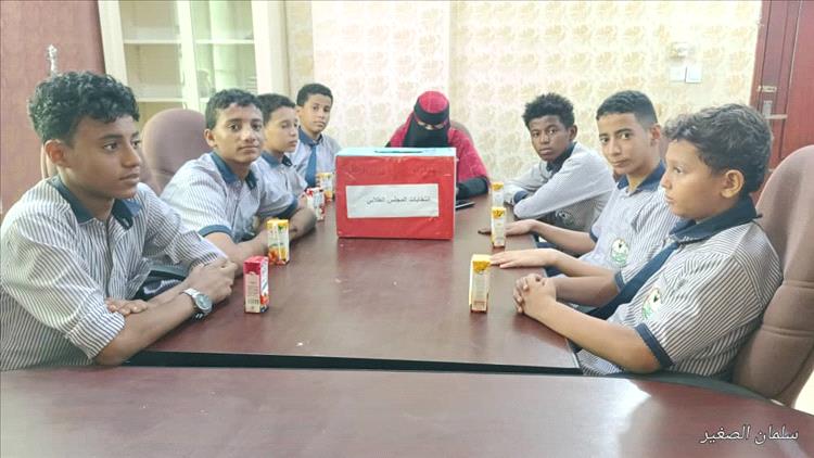 جنة عدن تدشن انتخابات المجلس الطلابي ومديرة المدرسة تعقد (الاجتماع الأول) بالمجلس الجديد