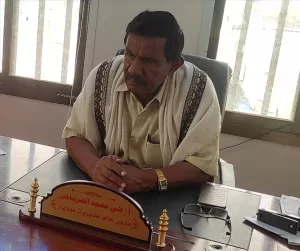 اخبار عدن – زيارة مدير عام مودية لمدرسة أم سلمة للبنات