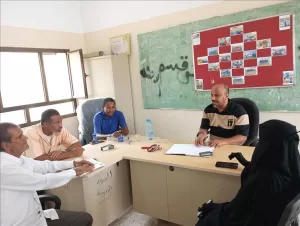 اخبار عدن – قسم الأنشطة بمكتب التربية في دارسعد يستعرض الخطط والبرامج القادمة