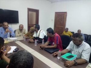 اخبار عدن – لقاء شامل لمؤسسة المياه في عدن مع القيادات المحلية بالتواهي لمناقشة مشاريع التطوير.