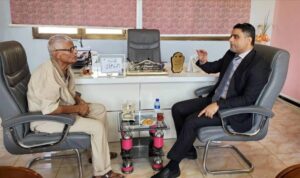 اخبار عدن – نائب الوزير العاقل يتفقد مكتب الثقافة في العاصمة عدن