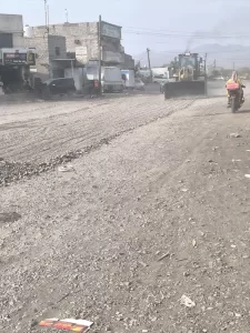 اخبار وردت الآن – بدء أعمال تعبيد شارع سوق شقرة القائدي