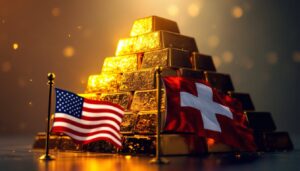 انخفاض تاريخي في صادرات الذهب السويسري إلى الولايات المتحدة.. ما العلاقة بترامب؟ – شاشوف