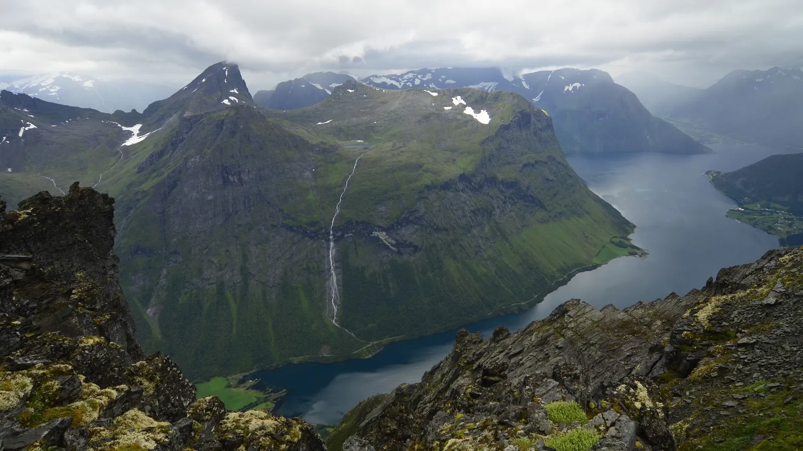 مياه، cliffs، جبال