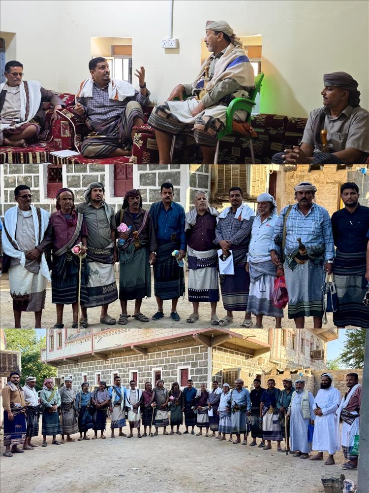 اللجنة المجتمعية لمشروع كهرباء بيحان الغازية تلتقي وكيل المحافظة ومدير عام المديرية