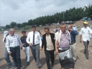 اخبار المناطق – زيارة وفد وزارة الفئة الناشئة والرياضة لأندية الشمايتين والمعافر