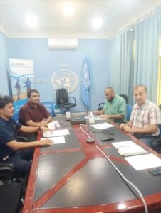 اخبار عدن – اجتماع المفوضية السامية لحقوق الإنسان ومؤسسة قناء للحقوق والإعلام في مكتب المبعوث.