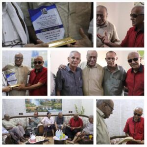 اخبار عدن – الاحتفال التكريمي بالشخصيات الوطنية يكرم الكاتب البارز سعيد عولقي في منزله