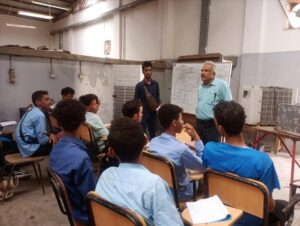 اخبار عدن – الشكلية تبدأ السنة الدراسي للطلاب الجدد (السنة الأولى) في المعهد المهني الصناعي