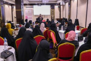 اخبار عدن – المؤسسة الوطنية لمكافحة السرطان في عدن تنظم جلسة دردشة مع شاي ضمن فعاليات شهر أكتوبر.