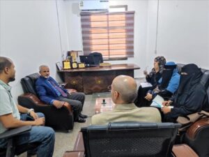 اخبار عدن – الوكيل الشبحي يلتقي ممثل البرامج الصحية في منظمة الرعاية الطبية العالمية في البلاد