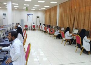 اخبار عدن – انتهاء اختبارات المعرفة في تخصص طب الأطفال ضمن البرنامج العربي في عدن