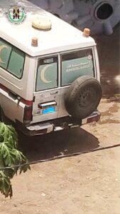 اخبار عدن – حماية العاصمة عدن تعتقل سيارة إسعاف مسروقة كانت متجهة نحو تعز