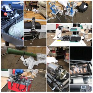 اخبار عدن – ضبط 85 حاوية تحتوي على أكثر من 2500 طن من معدات ومكونات الطائرات المسيرة