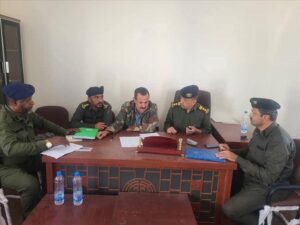 اخبار وردت الآن – إنهاء إجراءات التسليم بين قادة شرطة مديريات بيحان وعسيلان والص 发