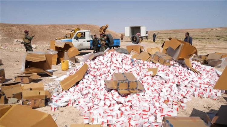 نيابة المهرة تتلف كميات من الأدوية المهربة والمضبوطات المحظورة تنفيذًا لأحكام قضائية