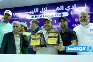 الهلال ي honored السباح الدولي صلاح النجار في أمسية رياضية.. صور