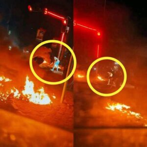 عدن: قوات الاستقرار تعتقل مشتبه بهم في محاولة إشعال النار بإشارة مرور في الشيخ عثمان