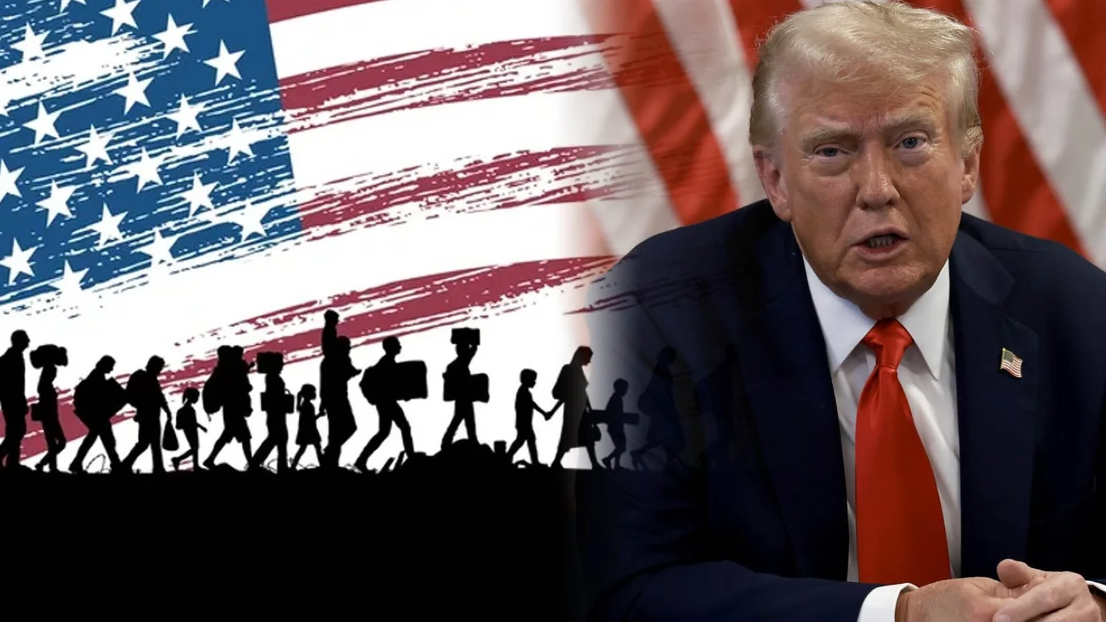 انهيار اقتصادي ترامب يفرض حظرًا على الهجرة من دول العالم