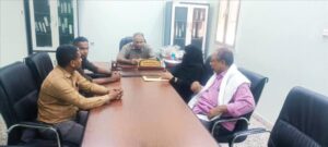 اخبار وردت الآن – رئيس هيئة مستشفى الرازي في أبين يلتقي بالمديرة السنةة للخدمة المدنية بالمحافظة