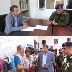 اخبار الأقاليم – محافظ أبين يتباحث مع مدير الاستقرار حول متطلبات السجن المركزي في زنجبار