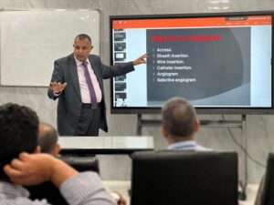 اخبار عدن – إقامة ورشة عمل لتدريب على القسطرة الطرفية العلاجية في عدن