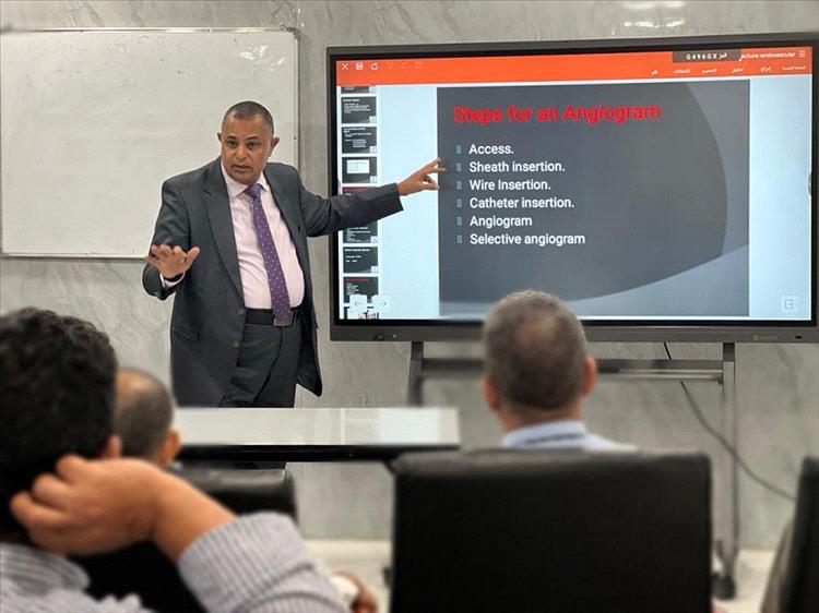 تنظيم ورشة تدريبية حول القسطرة الطرفية العلاجية في عدن