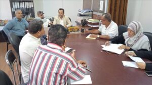 اخبار عدن – اجتماع لمراجعة تقدم تنفيذ مشاريع البرنامج التنمية الاقتصاديةي في مديرية صيرة بعدن