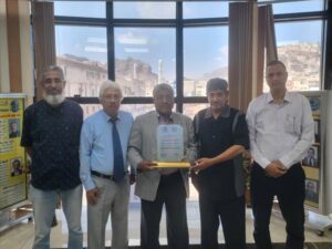 اخبار عدن – اللجنة الوطنية اليمنية للحدائق الجيولوجية تتيح تكريم مدير عام المؤسسة المالية الأهلي اليمني