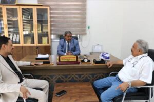 اخبار عدن – المحولي يستعرض تقدم العمل في مكتب المنظومة التعليمية الفني والتدريب المهني في عدن