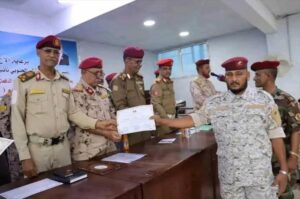 اخبار عدن – المساعد بسام الصبيحي يتصدر قائمة قادة السرايا ويحقق المركز الأول في برنامج التأهيل.