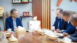 اخبار عدن – لملس يتباحث مع “اليونبس” حول تقدم مشروع خط الخمسين وحل مشكلة انسداد المجاري