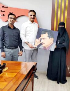 اخبار عدن – محافظ عدن يرحب بالشاعرة والفنانة التشكيلية نادية المفلحي