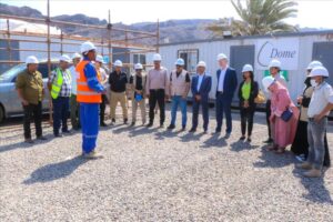 اخبار وردت الآن – وفد من المؤسسة المالية الدولي يراجع تقدم العمل في مشروع محطة ضخ المياه بمنطقة البرز