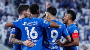 الهلال السعودي يعلن استبعاد 4 لاعبين من مواجهة الغرافة.