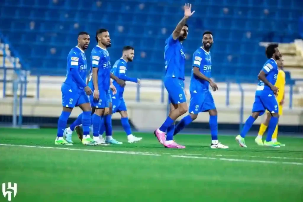 مباراة الهلال والغرافة