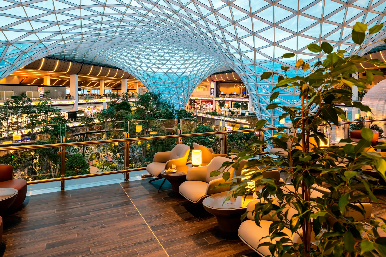 The Orchard inside The Al Mourjan Lounge at Hamad International Airport