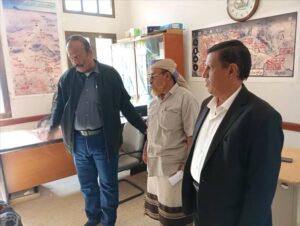 زيارة وكيل محافظ شبوة البابكري لمكتب التربية والمنظومة التعليمية في مديرية حبان