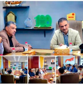 عدن: لملس يؤكد على ضرورة زيادة الجولات الميدانية لضبط المخالفات والتلاعب بأسعار المواد الأساسية.